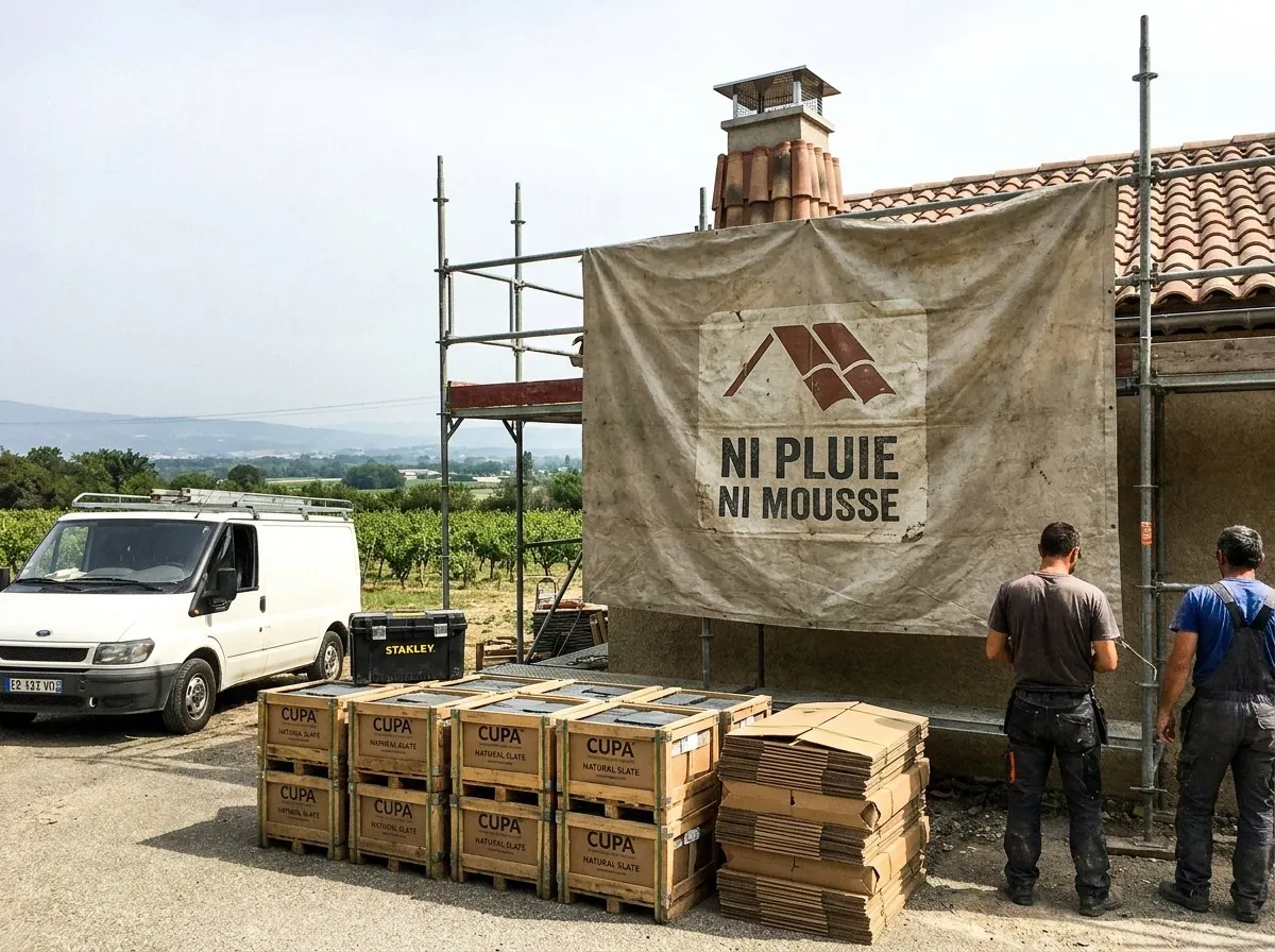 Toiture terminée à Loriol-sur-Drôme, Ni Pluie Ni Mousse